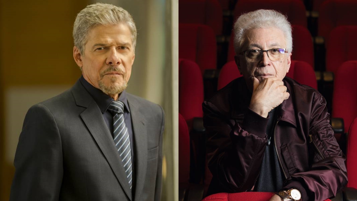 José Mayer e Aguinaldo Silva (Reprodução/Montagem Observatório da TV)