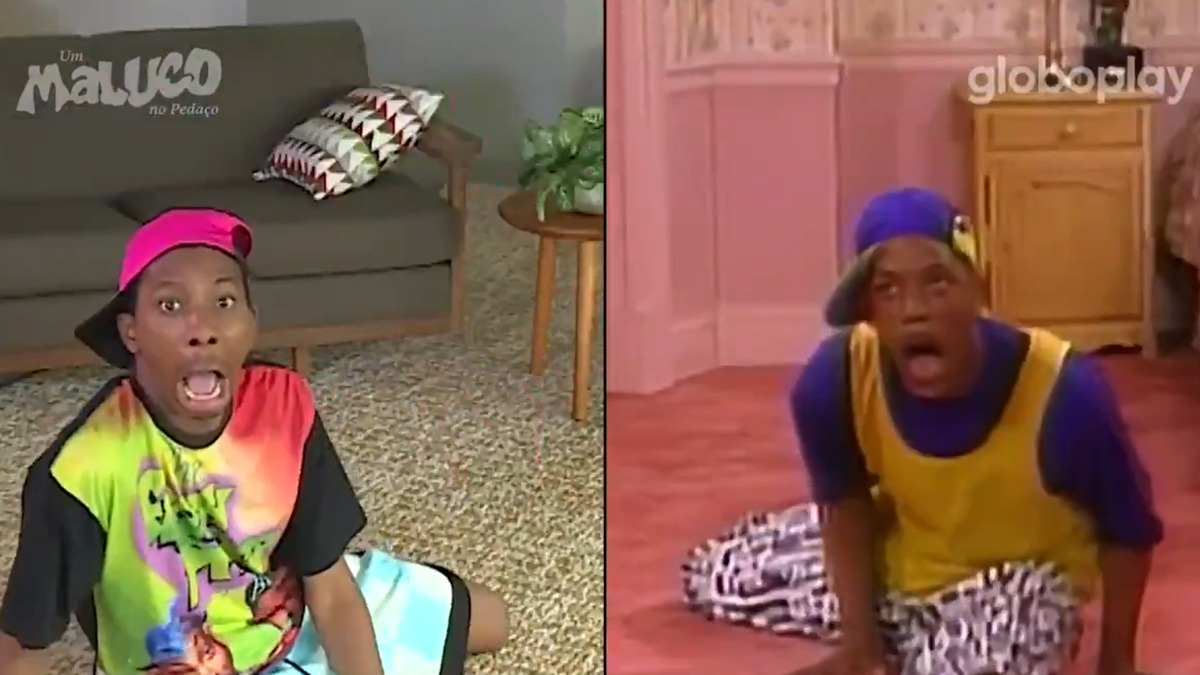 Lucas Penteado encarna Will Smith no Globoplay (Reprodução)