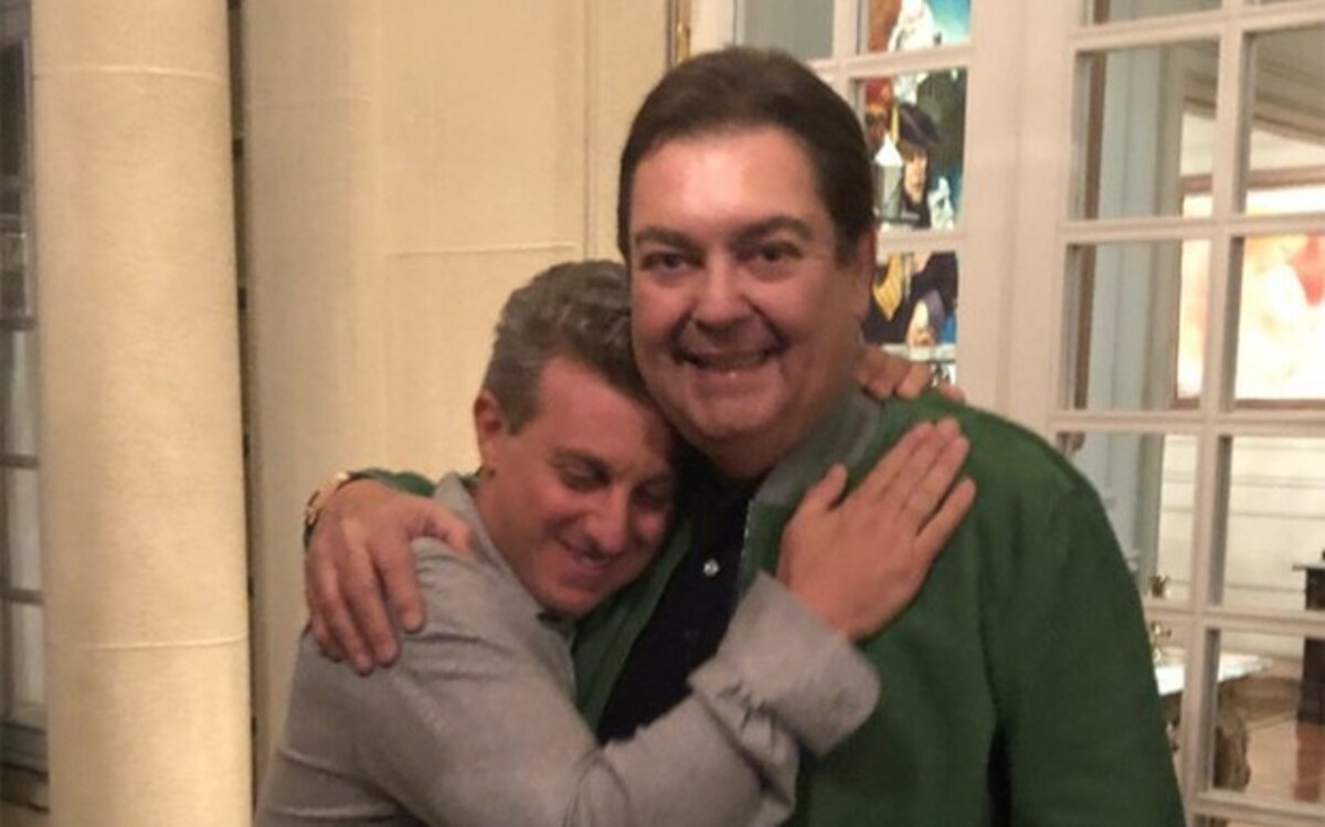 Luciano Huck e Faustão