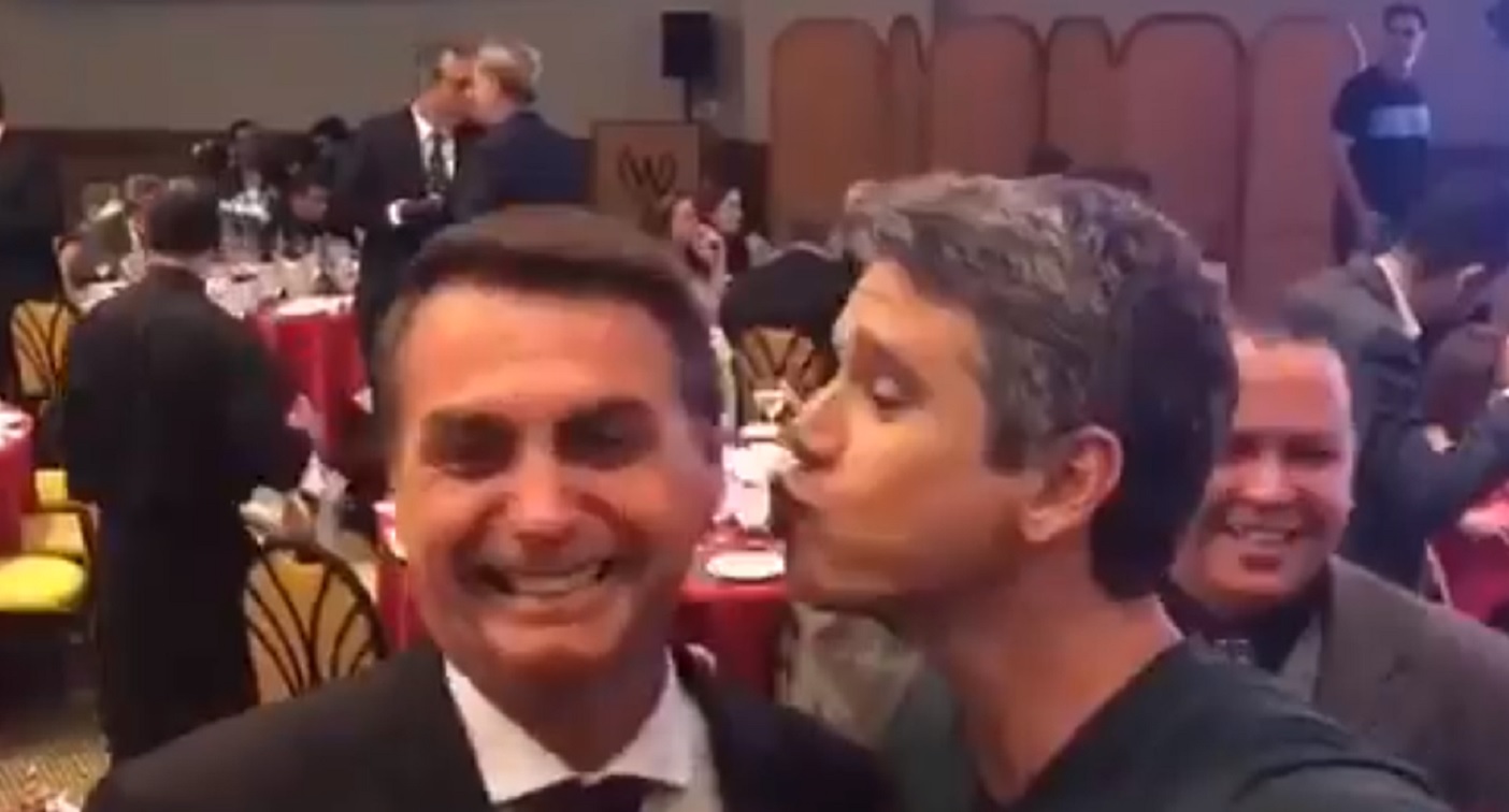 Márcio Garcia e Jair Bolsonaro