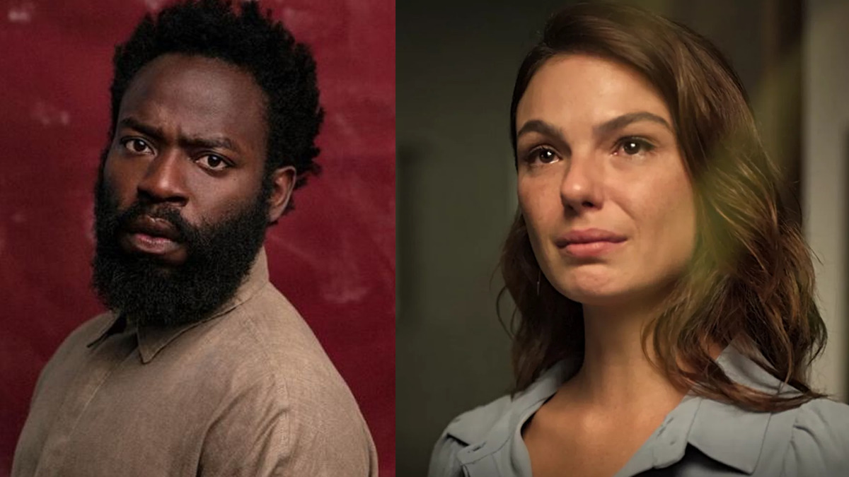 Marconi (Douglas Silva) e Betina (Isis Valverde), de Amor de Mãe (Reprodução/Globo)