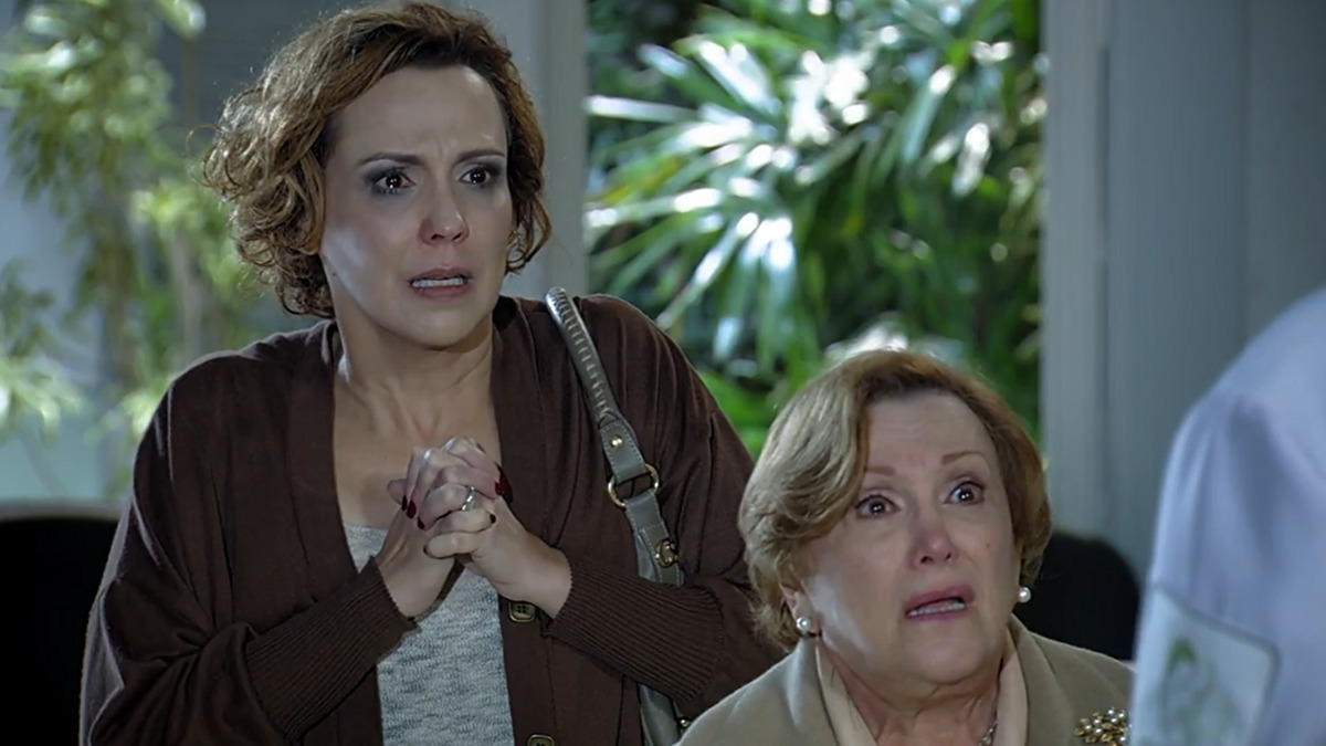 Nicette Bruno e Ana Beatriz Nogueira em cena de A Vida da Gente (Reprodução/Globo)