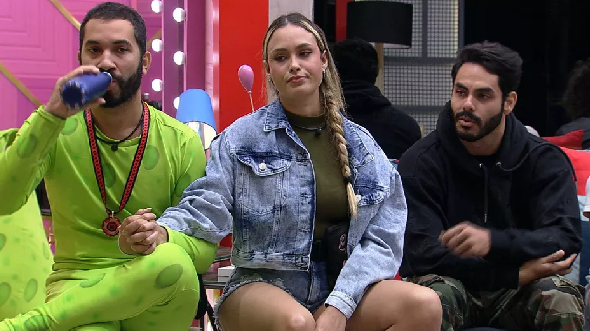 Gilberto, Sarah e Rodolffo no BBB 21