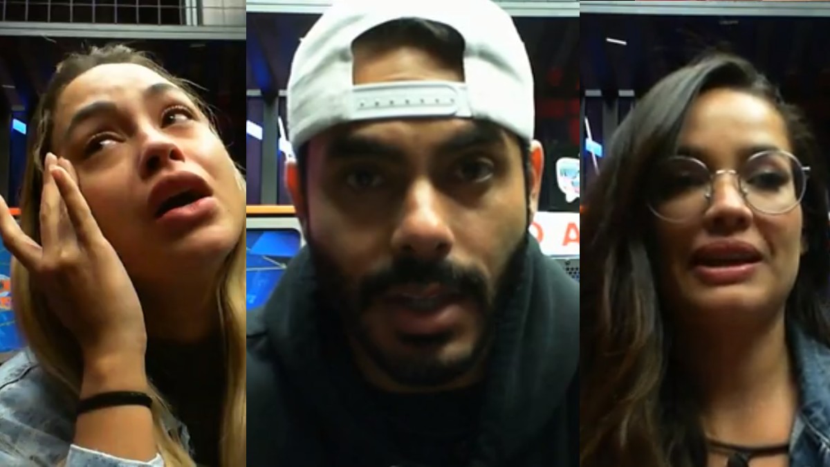 Sarah, Rodolffo e Juliette no BBB 21
