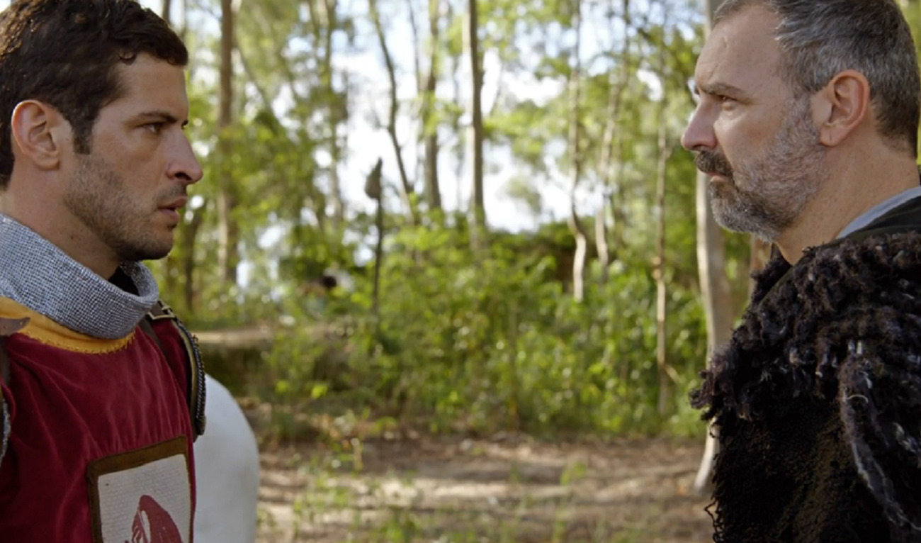 Jacques (Leandro Lima) e Severo (Floriano Peixoto) em Belaventura
