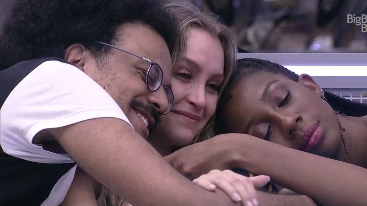 João Luiz, Carla Diaz e Camilla de Lucas no BBB 21