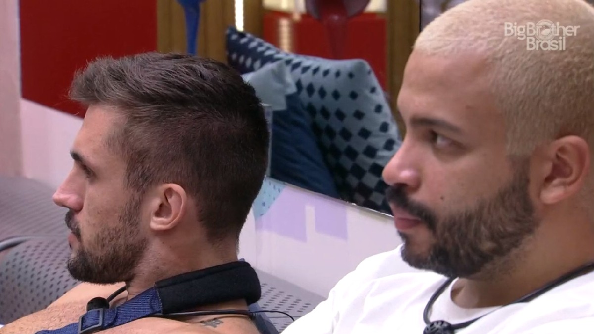 Arthur e Projota elogiam Thaís no BBB 21
