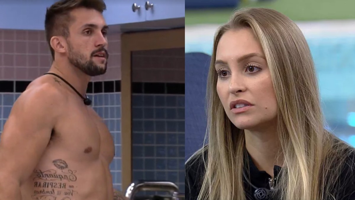Arthur e Carla Diaz no BBB 21