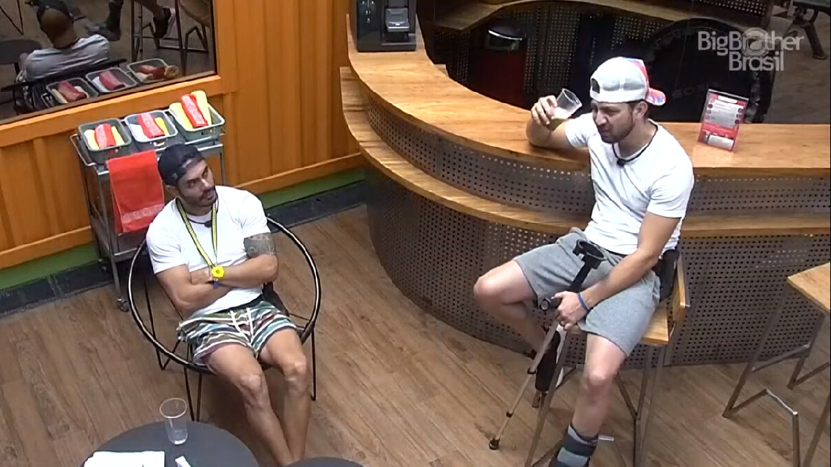 Rodolffo e Caio no BBB 21
