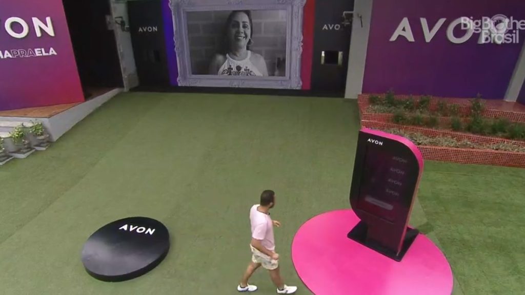 Ação AVON no BBB 21 (reprodução Globoplay)