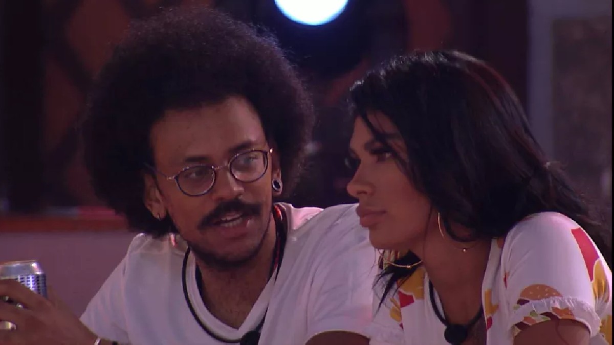 João Luiz e Pocah no BBB 21