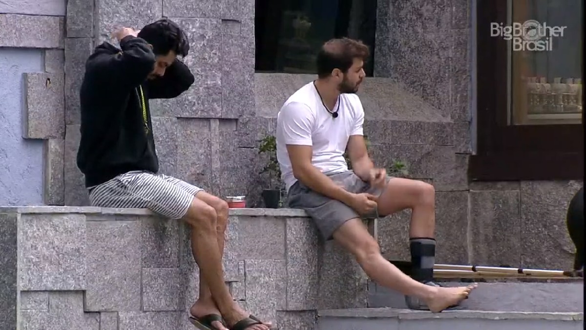 Rodolffo e Caio no BBB 21