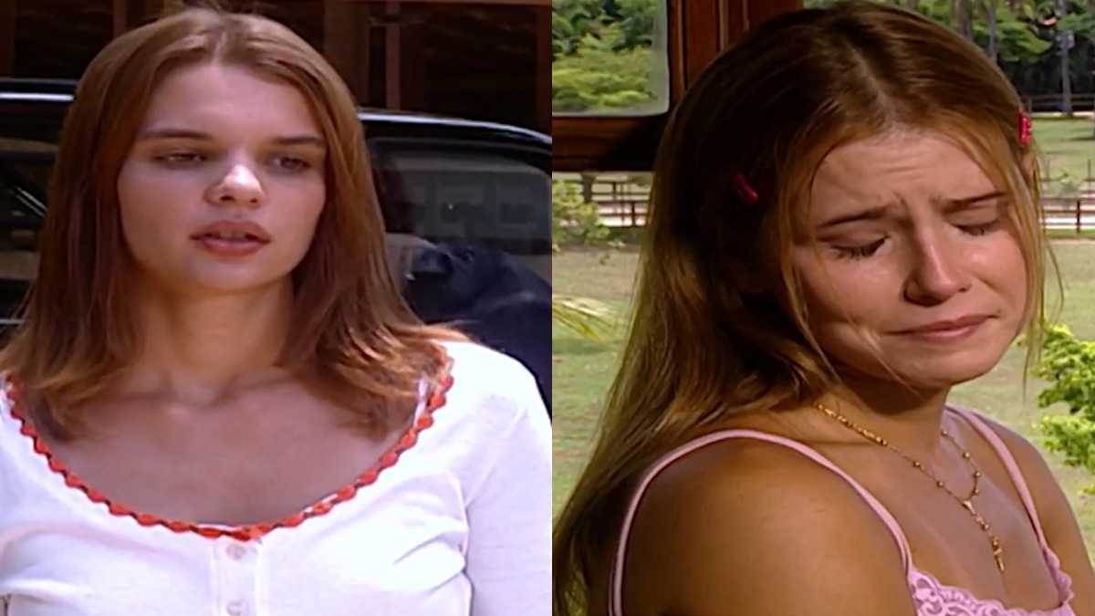 Socorro (Mônica Siedler) e Íris (Deborah Secco), de Laços de Família (Reprodução/Record TV)
