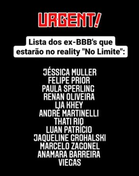 Supostos participantes do No Limite (Reprodução)