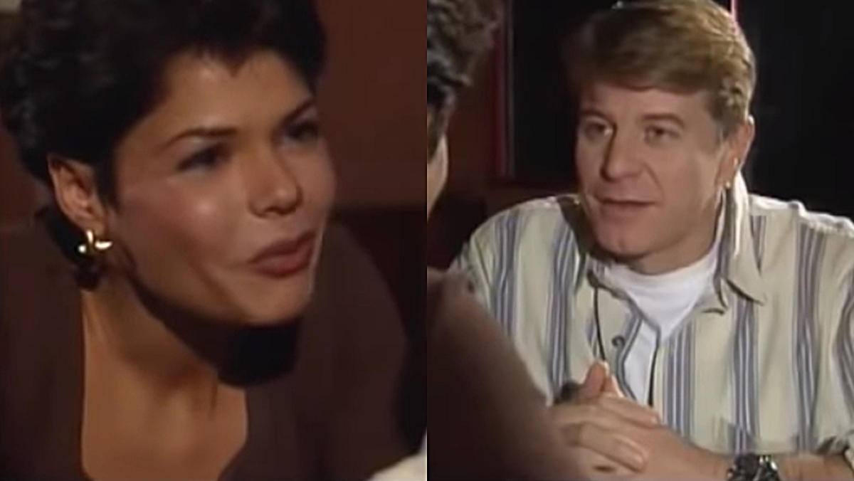 Tainá e Raul em A Viagem (Reprodução: Globo)