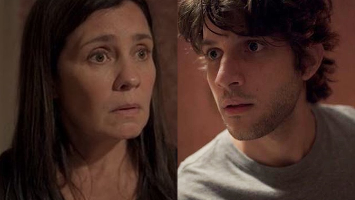 Thelma (Adriana Esteves) é pressionada em Amor de Mãe (Foto: Globo)