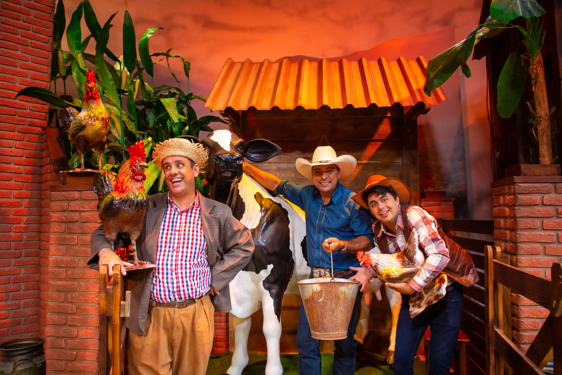 Elenco do programa Terra da Padroeira (Juan Ribeiro / TV Aparecida)