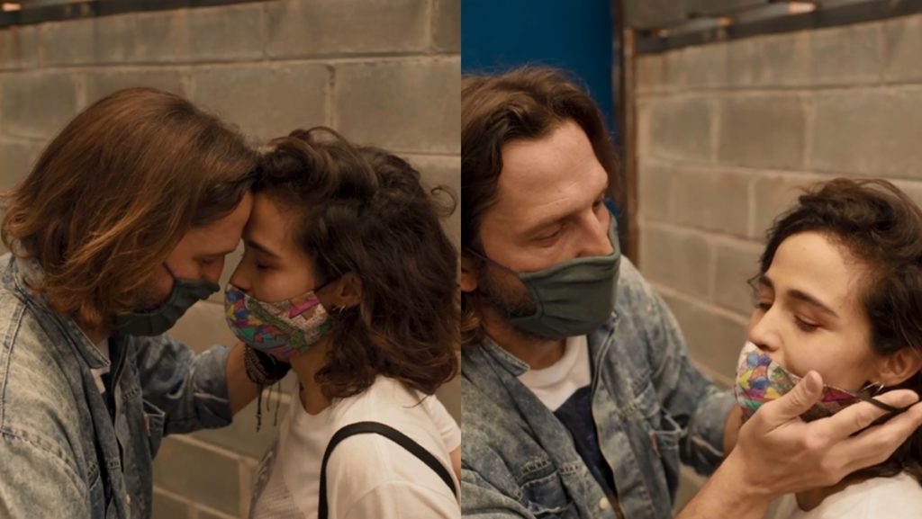 Vladmir Brichta e Nanda Costa em cena de Amor de Mãe (Reprodução: Globo)