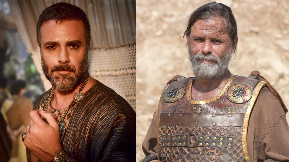 Yafeu (Rodrigo Phavanello) e Massá (Marcos Winter), em Gênesis (Reprodução/Record TV)