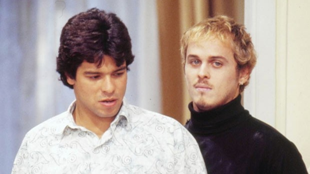 Mauricio Mattar e Guilherme Fontes em cena de A Viagem (Reprodução: Globo)