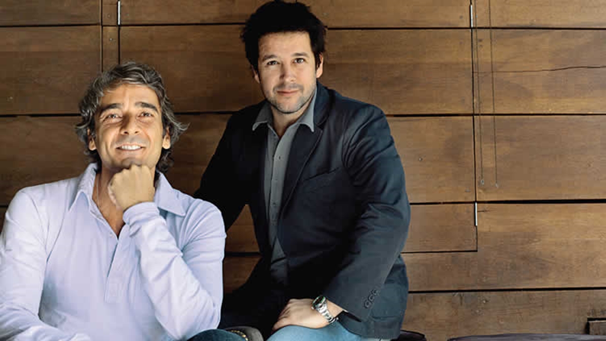 Alexandre Borges e Murilo Benício atuaram juntos em Ti Ti Ti (Divulgação: Globo)