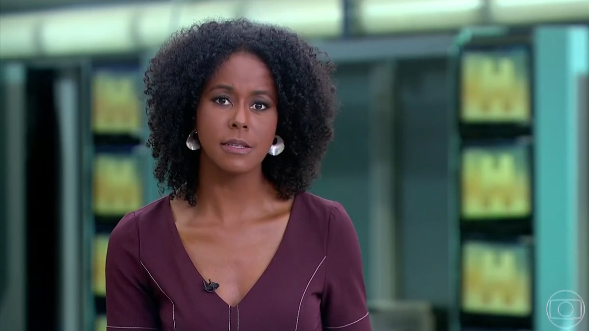 Maria Júlia Coutinho no Jornal Hoje