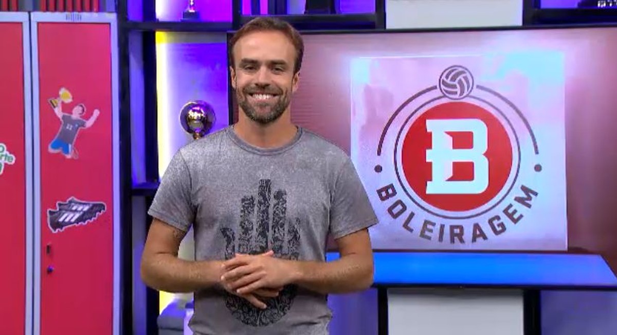 Roger Flores apresenta o Boleiragem no SporTV (Divulgação / SporTV)