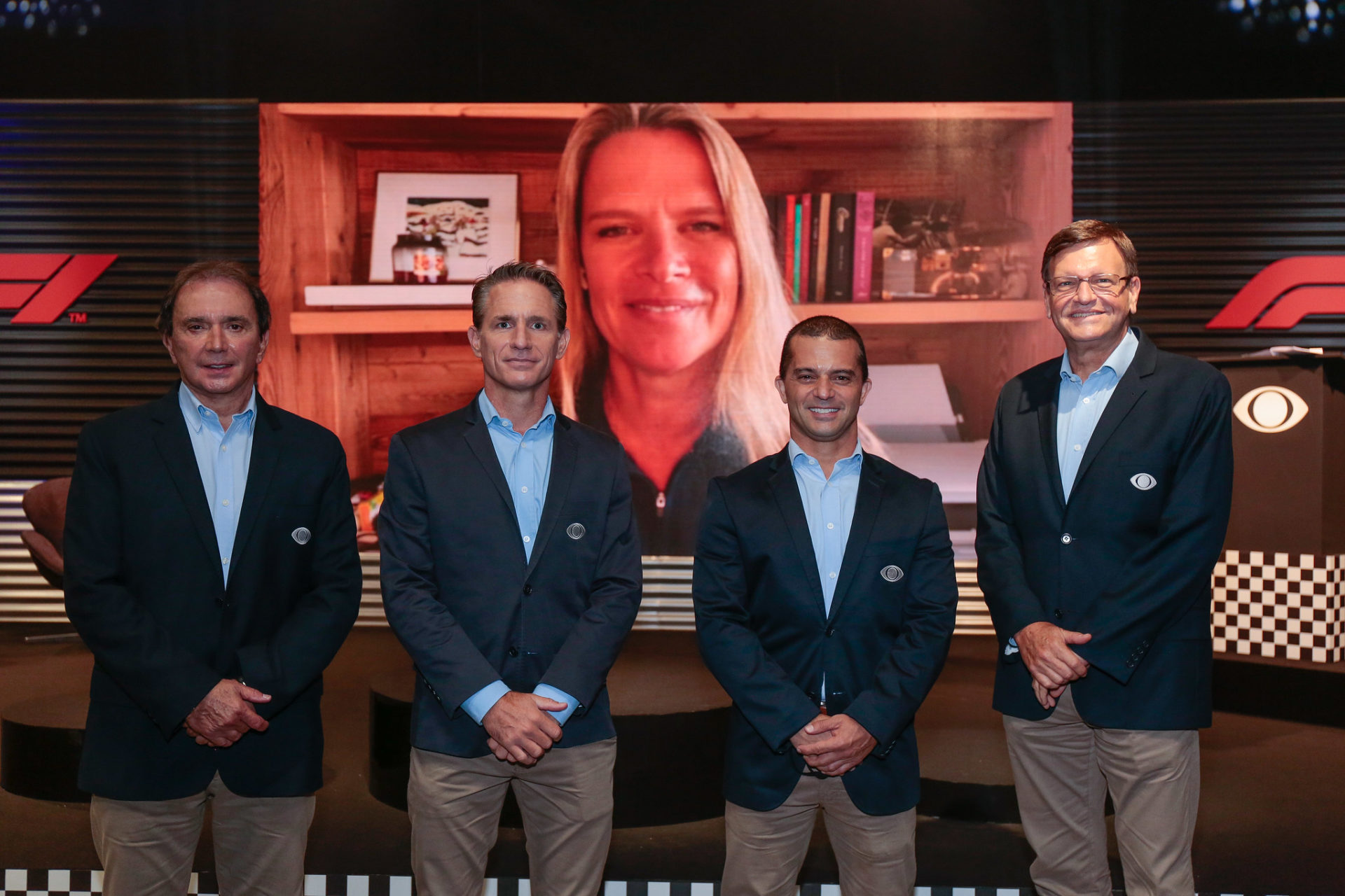 Reginaldo Leme, Felipe Giaffone, Max Wilson, Sergio Mauricio e Mariana Becker