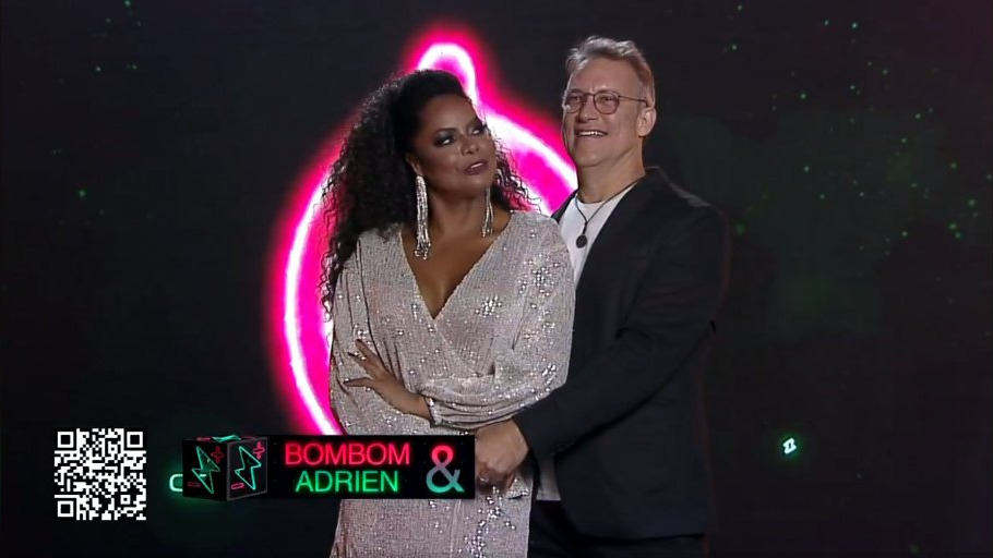 Adriana Bombom e Adrien Cunha (Reprodução)