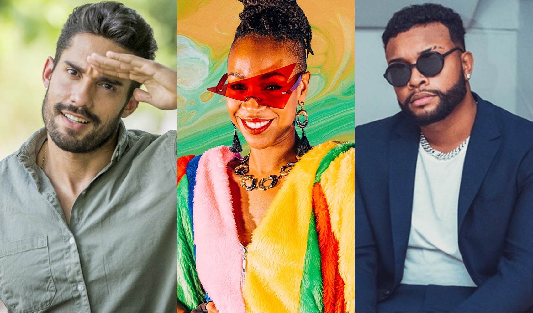 Arcrebiano, Karol Conká e Nego Di (Reprodução)