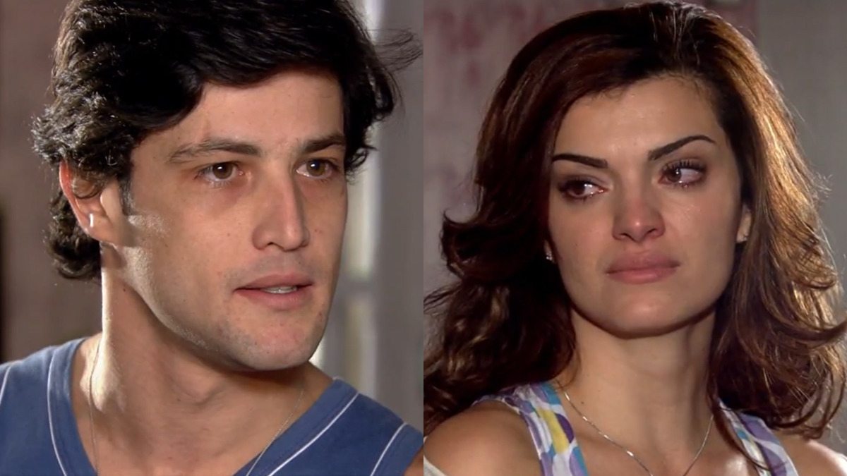 Armandinho (Alexandre Slaviero) e Desirée (Mayana Neiva) em Ti Ti Ti (Reprodução/Globo)