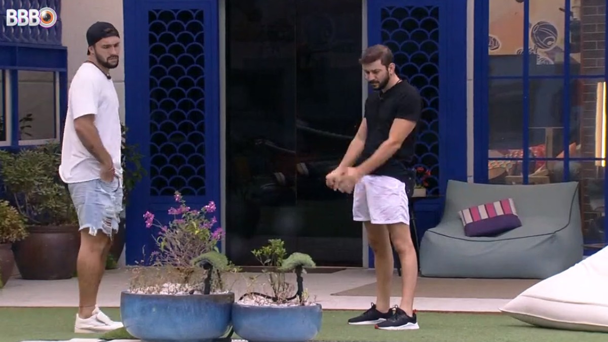 Arthur e Rodolffo no BBB 21