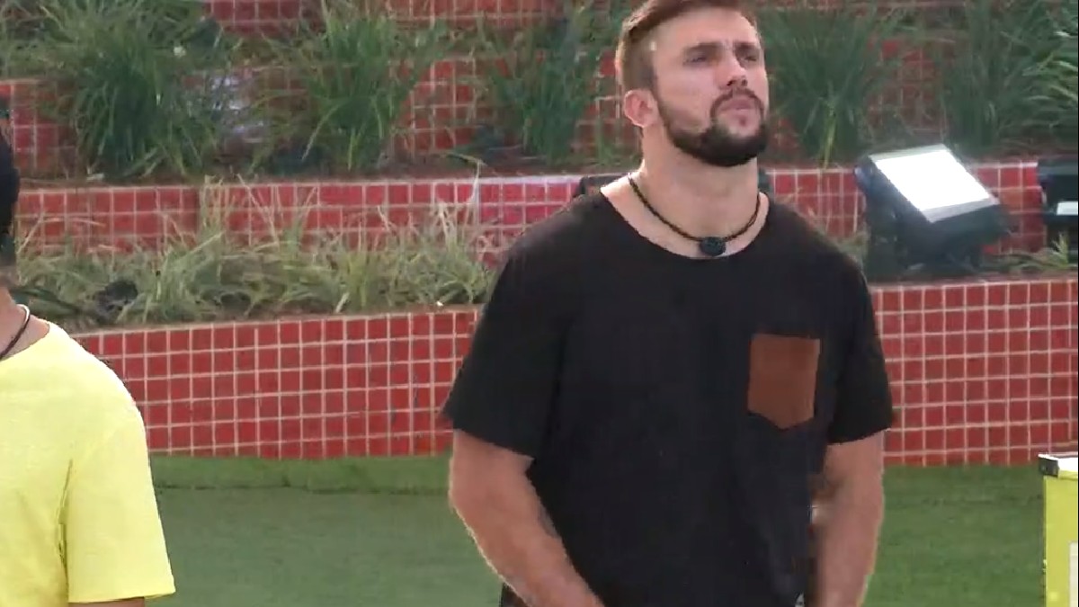 Arthur na prova do líder no BBB 21