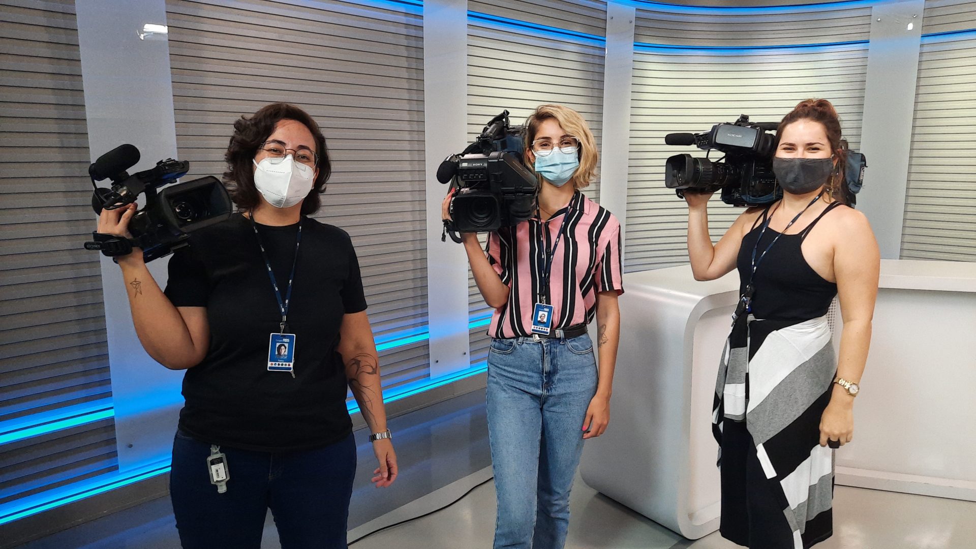 Tiemy Saito, Carol Ambrós e Pam Hauber