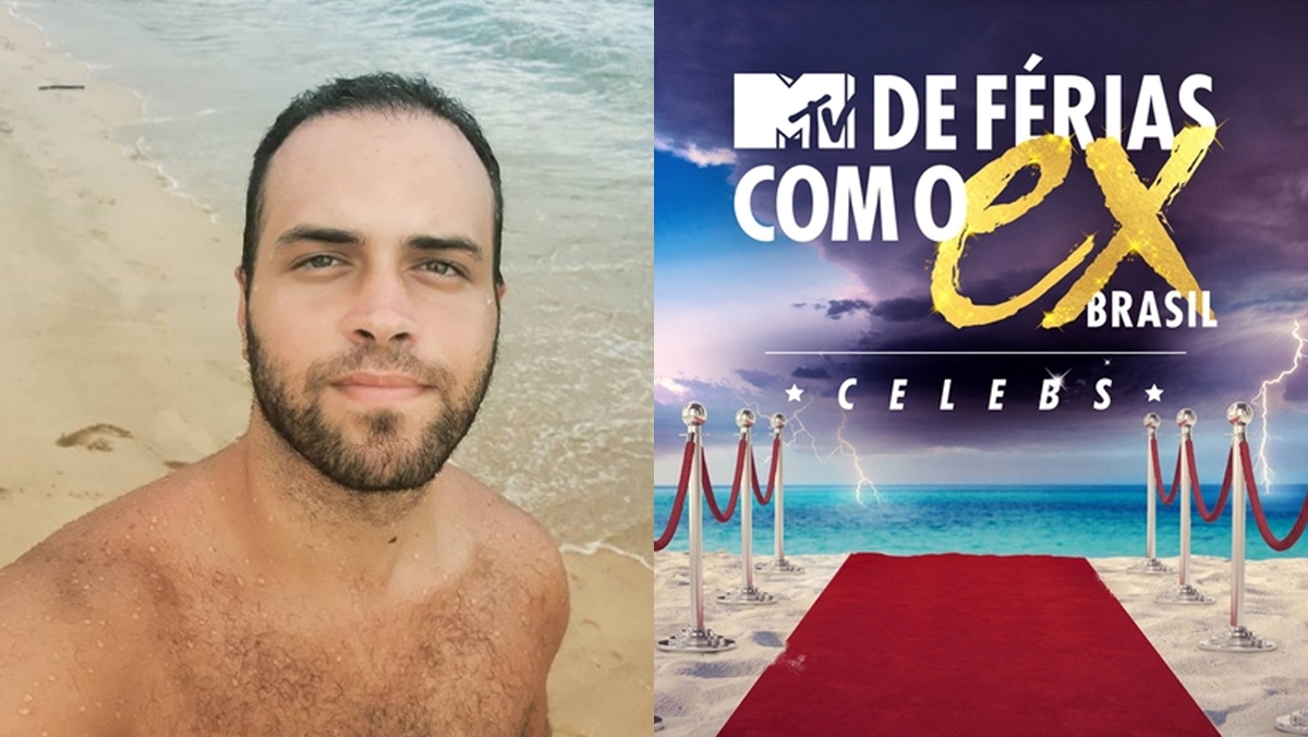 Allan Arnold é o narrador do De Férias com o Ex Celebs (Reprodução/Montagem Observatório da TV)