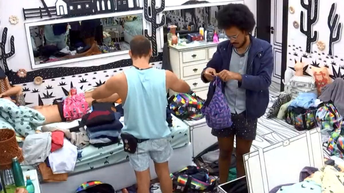 Rodolffo, Caio e João no quarto cordel do BBB 21