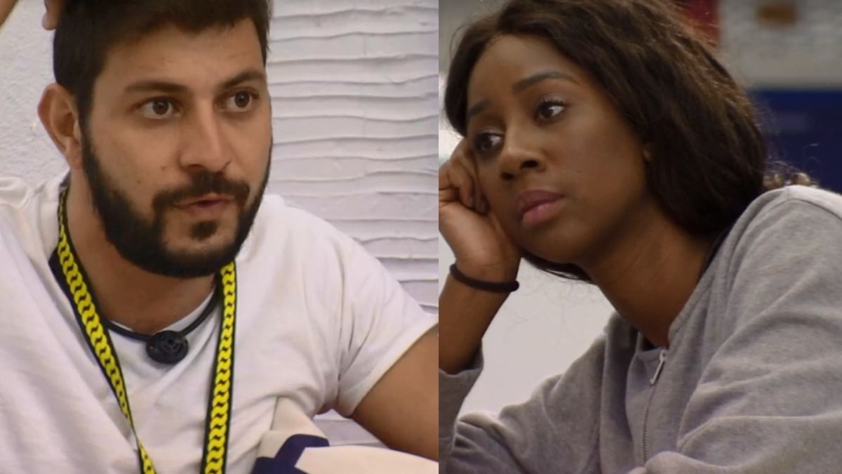 Caio e Camilla de Lucas no BBB 21