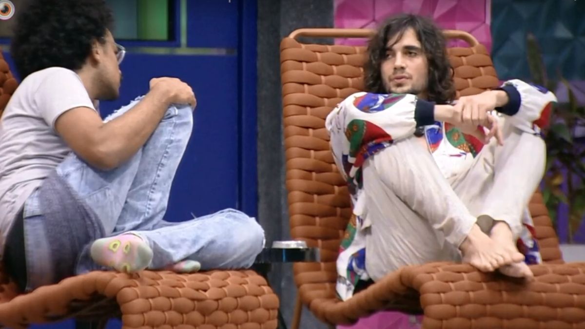 João Luiz e Fiuk no BBB 21