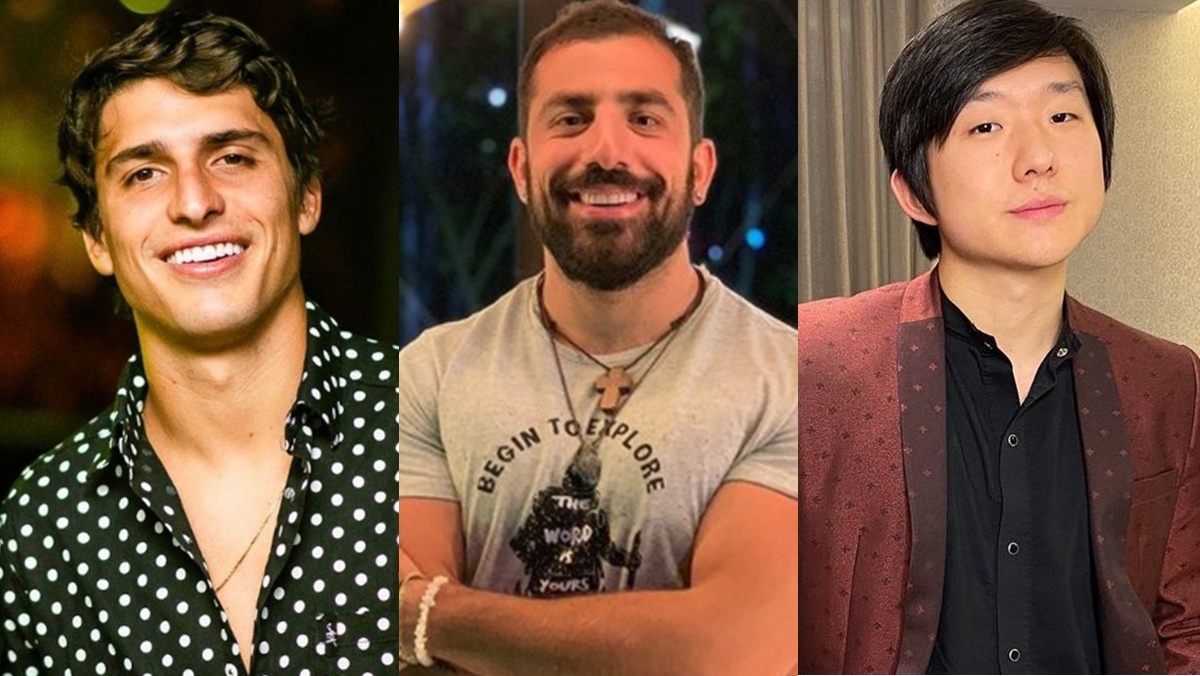 Felipe Prior, Kaysar Dadour e Pyong Lee (Reprodução/Montagem Observatório da TV)