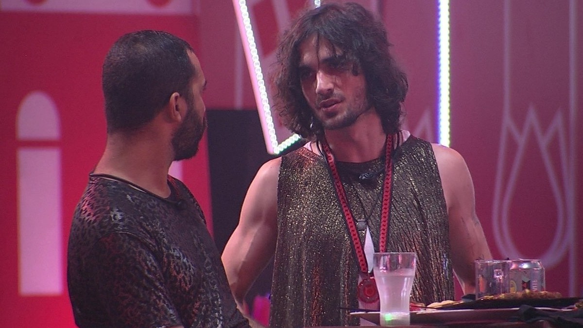 Gilberto e Fiuk no BBB 21