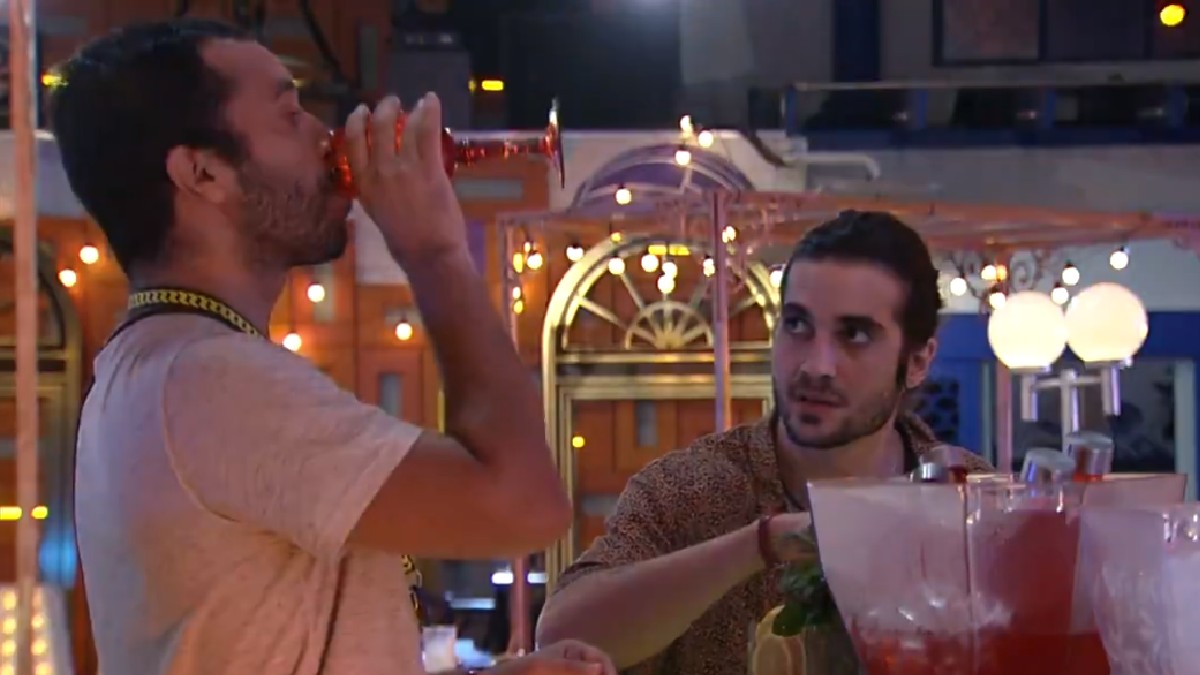 Gilberto e Fiuk no BBB 21
