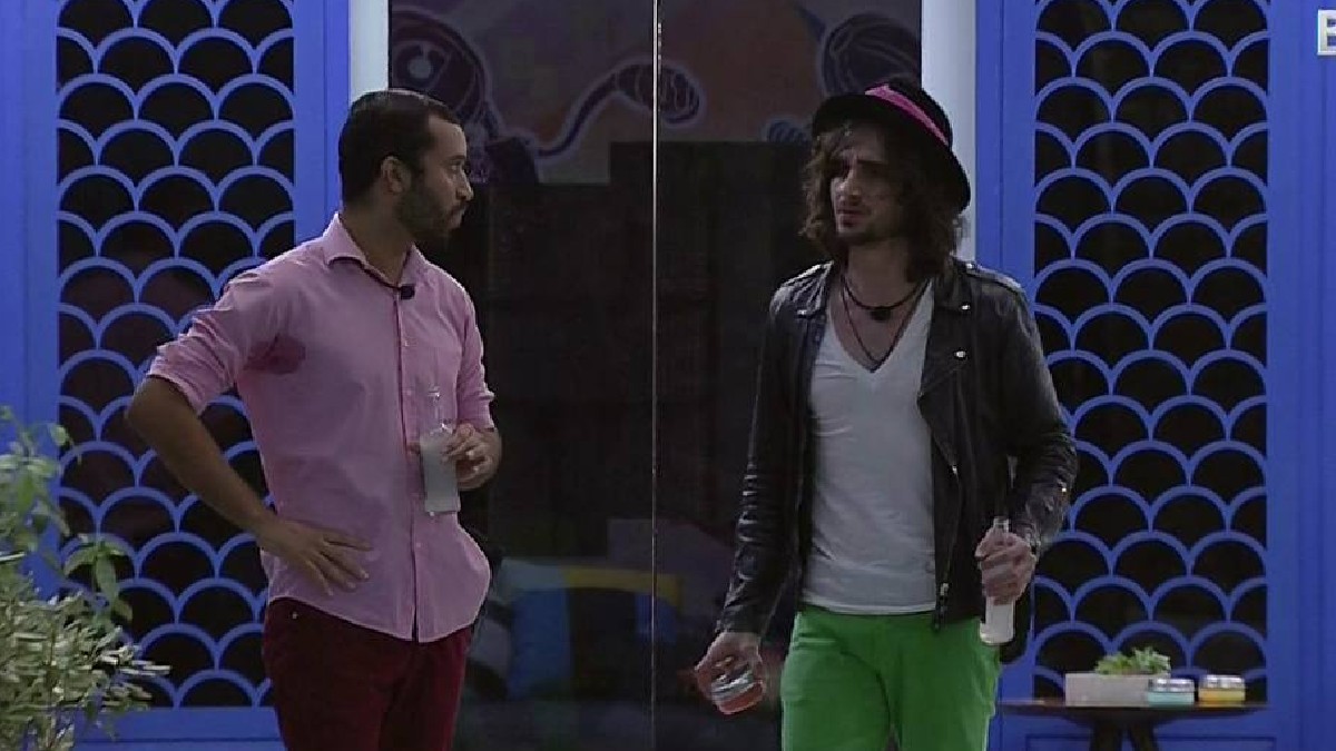 Gilberto e Fiuk no BBB 21