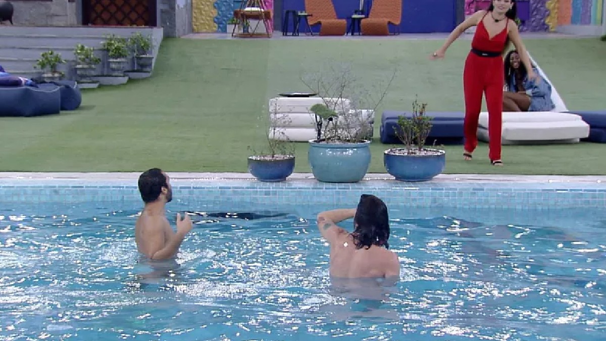 Gilberto e Fiuk no BBB 21