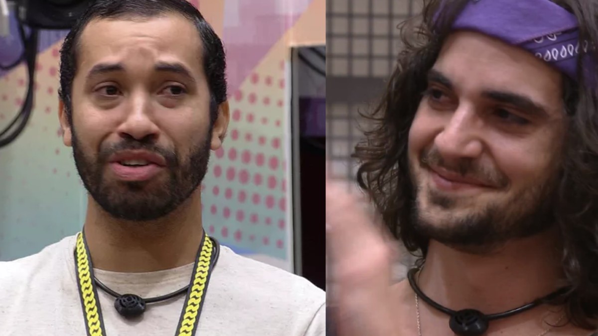 Gilberto e Fiuk no BBB 21