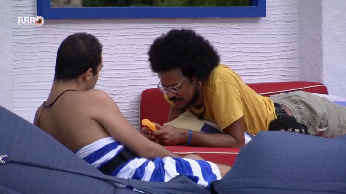 Gilberto e João Luiz no BBB 21