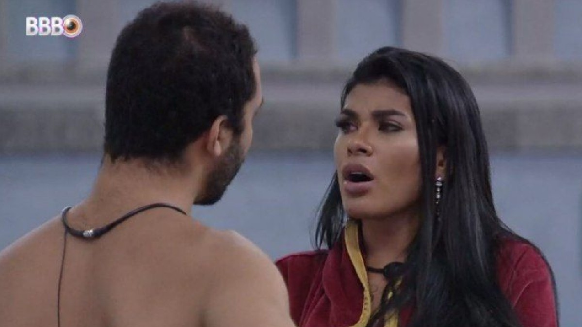 Gilberto e Pocah no BBB 21