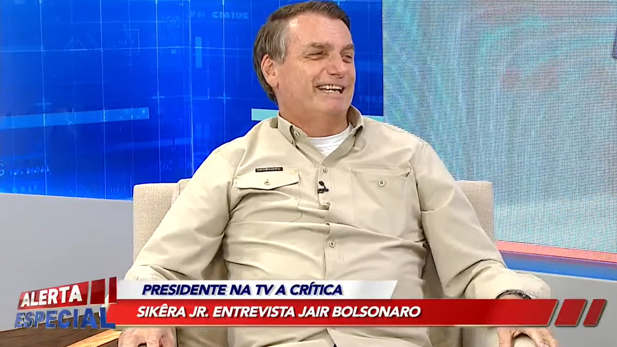 Jair Bolsonaro no Alerta Especial