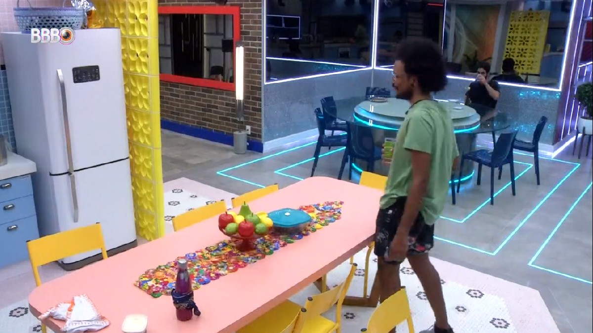 João Luiz e Rodolffo após desistirem da prova do Líder no BBB 21_0204