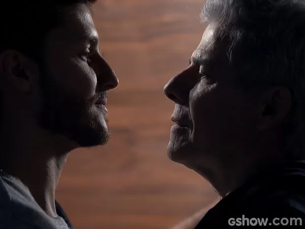 José Mayer e Klebber Toledo em cena de Império (Reprodução/Globo)