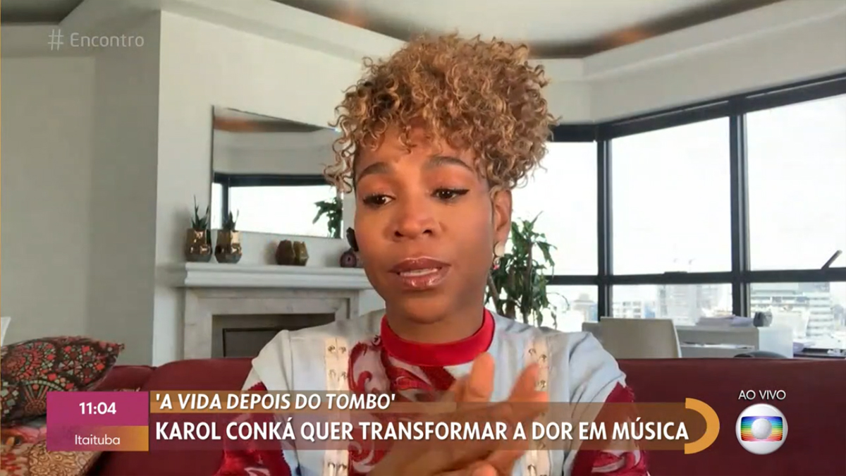 Karol Conká no Encontro